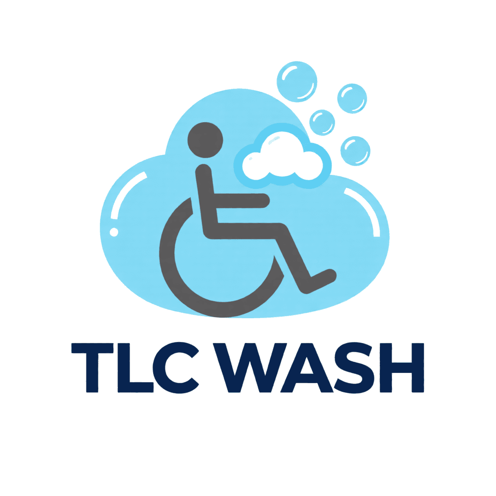 TLC WASH logo